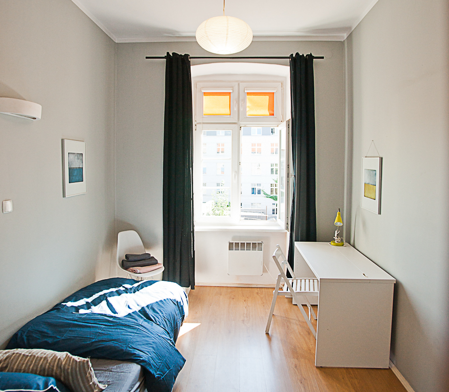 very quiet room of residence located in the center of Wroclaw